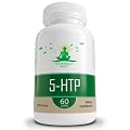 5-HTP 60 Capsules 200mg Per Serving from Naturally Best - Natural Anti Depressant For Headache Depression Psychiatric Disorders Fibromyalgia Also Used As an Appetite Suppressant Weight Loss Agent and Natural Sleep Aid - 100% Satisfaction Guaranteed