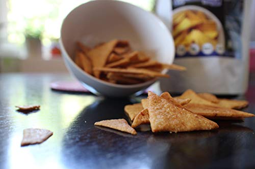 Protein Chips, 13g Protein, 5g Net Carbs, Keto Snacks, Low Carb Snacks, Protein Tortilla Chips, Muscle Chips, Baked Not Fried (2 Pack)