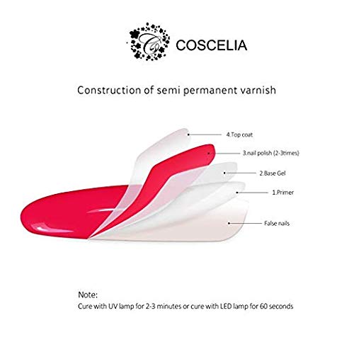 Coscelia 10Pcs Gel Polish UV LED Soak Off Varnish Manicure Pedicure Gel Nail Polish Sets 10ml