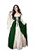 Mythic Renaissance Medieval Irish Costume Over Dress & Cream Chemise Set primary