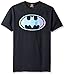 DC Comics Men's Batman Gradient Bat Logo T-Shirt