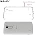 LG K10/ LG Premier LTE Clear Case With HD Screen Protector,AnoKe [Scratch Resistant] Acrylic Hard Cover With Rubber TPU Bumper Hybrid Ultra Slim Protective for LG K10 -TM Rose Gold