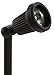 Sterno Home GL22724BK, Black Paradise Low Voltage Cast Aluminum 20-Watt Spot Light with Glass Panel