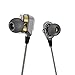 Actionpie BS1 in-Ear Headphones Earbuds High Resolution Heavy Bass with Mic (Gray)