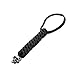 M-Tac Helix Paracord Tactical Knife Lanyard with Skull Bead (Black)