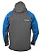 STORMR Men's Standard Typhoon Neoprene Waterproof Windproof Warm Comfortable Maneuverable Foul Weather Jacket, Blue Smoke, Large