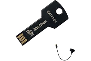 EZITSOL Disk Cloning Kit with Bootable USB Key & USB3.0 SATA Cable – Clone or Upgrade HDD/SSD Without OS Reinstall – Compatib