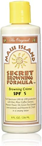 Maui Island Secret Browning Creme SPF 5 8 Oz.