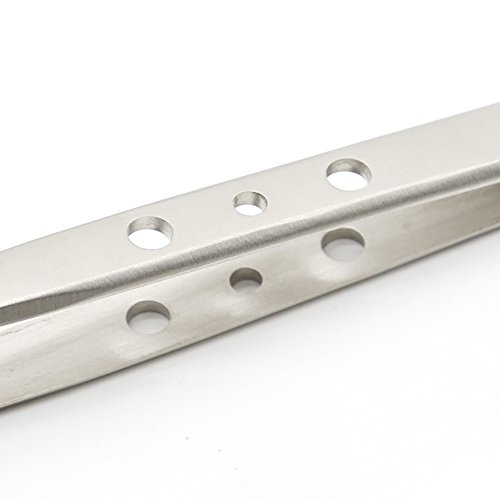 E.Durable Very Fine Tip Tweezers - Straight Tapered Ultra Fine Point Professional Micro Precision Tweezers, Stainless Steel (Model 1)