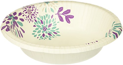 Dixie Everyday Paper Bowls, 10 Ounces, 324 Count (9 Packs of 36 Bowls); Designs May Vary
