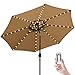 Patio Umbrella Lights Cordless Parasol String Lights with Remote Control 8 Mode LED Umbrella Pole Light Battery Operated Waterproof for 7ft-10ft Umbrella Outdoor Garden Decoration