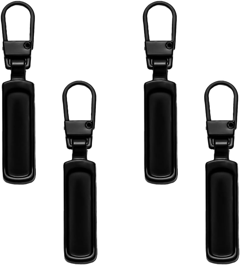 Lmyzcbzl Metal Zipper Pulls 4 Pack - Durable Replacement Tabs for Bags