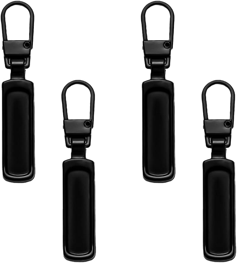 Lmyzcbzl Metal Zipper Pulls 4 Pack - Durable Replacement Tabs for Bags