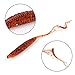 RUNCL Anchor Box - Curved Tail Grubs, Swimbaits, Soft Fishing Lures - Ribbed Design, Shrimp Flavor - 4in, Several Proven Colors (Pack of 40)