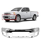 MBI AUTO - Chrome Steel, Front Bumper Face Bar for 2004 2005 2006 2007 Nissan Armada & 2004-2014 Nissan Titan Pickup, NI1002136