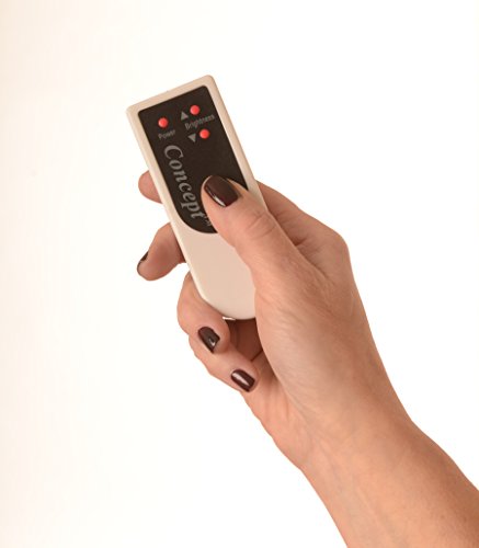 Concept Lighting 201L Cordless Remote Control LED Picture Light Polished Brass, Small