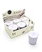 Pure English Lavender Soy Votive Candles - Scented with Essential & Natural Oils - 6 Purple Natural Votive Candle Refills - Flower & Floral Collection
