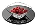 Weigh To Go! Digital Food Scale - Black Digital Kitchen Scale Measures Lb, Oz, Ml and Gram Scale Features Easy Clean Smooth Glass Top, Touch Button Operation, Tare Button and Super Sleek Low Profile