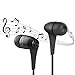 Headphones, Vomach Earbuds with Microphone Wired Headphones In Ear Earphones with Mic Cable Clip 3.5mm Interface Black