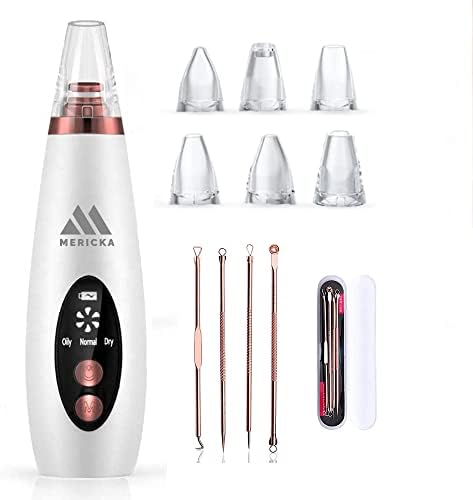 MERICKA - Blackhead Remover Vacuum Suction Facial Pore Cleaner Electric ...