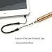Ciscle [Electronic Stylus] Active Stylus Digital Pens with 1.8 mm Fine Point Copper Tip for iPhone/iPad/Tablet and Other Capacitive Touchscreens Devices, Good for Drawing and Handwriting (Gold)