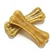 Raw Paws Pet Premium 4-inch Compressed Rawhide Bones for Dogs, 5-Count - Packed in USA - Small Dog Bones - Puppy Bones - Long Lasting Dog Chews - Natural Pressed Rawhides - Beef Hide Bones