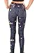 Womens Pacman Game Cartoon Printing Summer Breathable Leggings Free Size