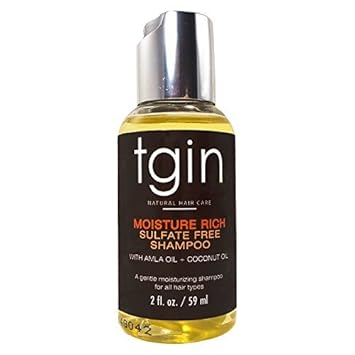Amazon Com Tgin Moisture Rich Sulfate Free Shampoo For Natural