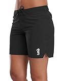 Sociala Women's Solid Board Shorts Swim Trunks Beach Boardshorts Swimwear