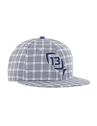 13 Pesca "acero azul Flat Brim Cap