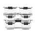 Rubbermaid Brilliance 100% Leak-Proof Microwavable Crystal Clear Food Storage Container Set, 22-Piece
