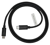 Plugable Thunderbolt 3 Cable 20Gbps Supports 60W Charging (3.3 feet/1 Meters, 3A, USB C Compatible) [Thunderbolt 3 Certified]