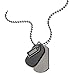 COOLSTEELANDBEYOND Punk Rock Metal and Leather Dog Tag Pendant Necklace for Men with 26 Inches Ball Chain