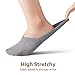 No Show Socks Women Non Slip Sock Cotton Low Cut Liner 3 to 6 Pack (D5-3 Pairs)