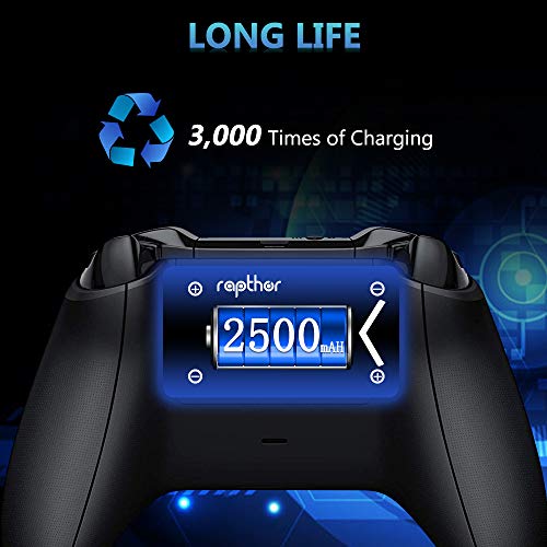1 Xbox+Rechargeable+2x2500mAh+Controller+Wireless