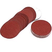 60 PCS 5 Inch No-Hole Dustless Hook-and-Loop Sanding Disc Sander Paper(10 Each of 80, 120,180,240,320 and 400 Grits)