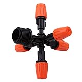 VWH 5-Head Water Sprinkler Adjustable Garden Spray