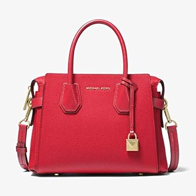 michael kors red satchel
