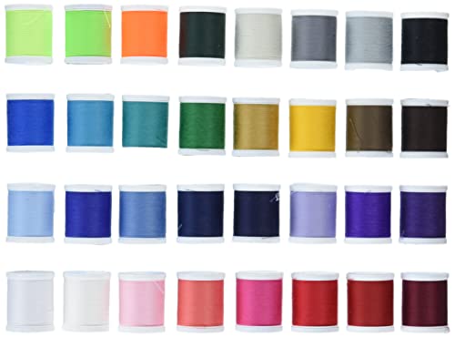 Red Heart Crochet Thread Yarn, 32 Spool Assorted
