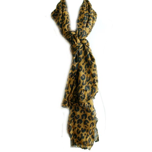 Wrapables Louis Style Leopard Print Scarf