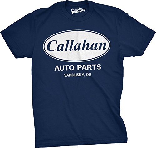 Mens Callahan Auto T Shirt Funny Shirts Cool Humor Tees Sarcasm (Navy) XXL