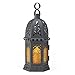 Gifts & Decor Yellow Black Moroccan Lantern Light Glass Centerpiece