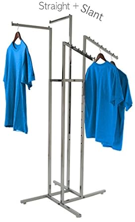 Sólo prenda estante – Ropa rack – Heavy Duty cromado 4 way ...