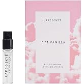 Lake &amp; Skye 11 11 Vanilla Eau de Parfum Sample 2mL - Vanilla, Cashmere, Dreamy, Cr&egrave;me, Skin Musk, Clean, Vegan, Paraben-Free, Cruelty-Free