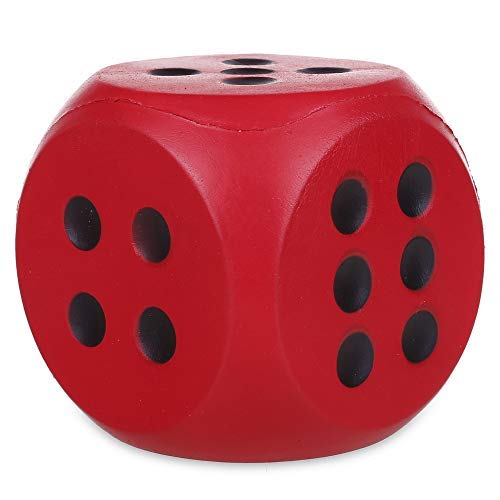 Anboor Squishies Dice Jumbo Slow Rising Scented Super Soft Squeeze Squishy Toys Stress Relief Gift Collection (Red, 9.5cm)