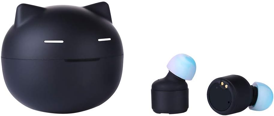 Amazon Co Jp ワイヤレス イヤホン As X7 Bluetooth イヤホン ブルートゥース 可愛い猫型 充電ケース ケール無線充電機能付き 両耳完全ワイヤレスイヤホン ワイヤレス充電 通勤 携帯 スマホ 運動 ブラック 家電 カメラ