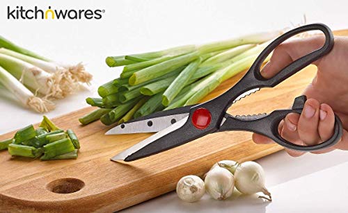 image for Knife Set With Wooden Block - 15 Piece Set Includes Chef Knife, Bread 