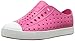 Native Shoes, Jefferson, Kids Shoe, Hollywood Pink/Shell White, 1 M US Little Kid