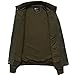 RongYue Men's Casual Cotton Military Jacket Spring Lightweight Outwear Coat, Army Green, Medium