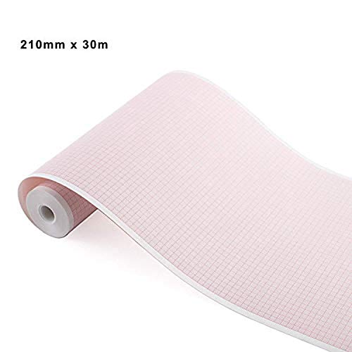 CBCGT Chart Paper ECG Core 50mm X 20m 80mm X 20m 110mm X 20m 210mm X 30m EKG Paper (1 Roll) (210mm X 30m)